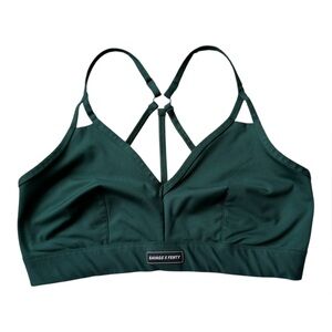 Savage X Fenty Green Strappy Sports Bra